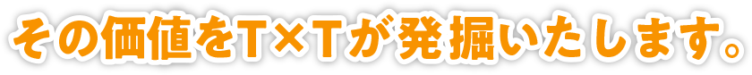 その価格をTxTが発掘いたします。